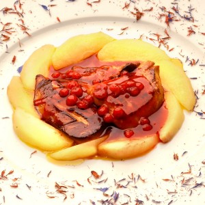 Foie gras poêlé,  restaurant 